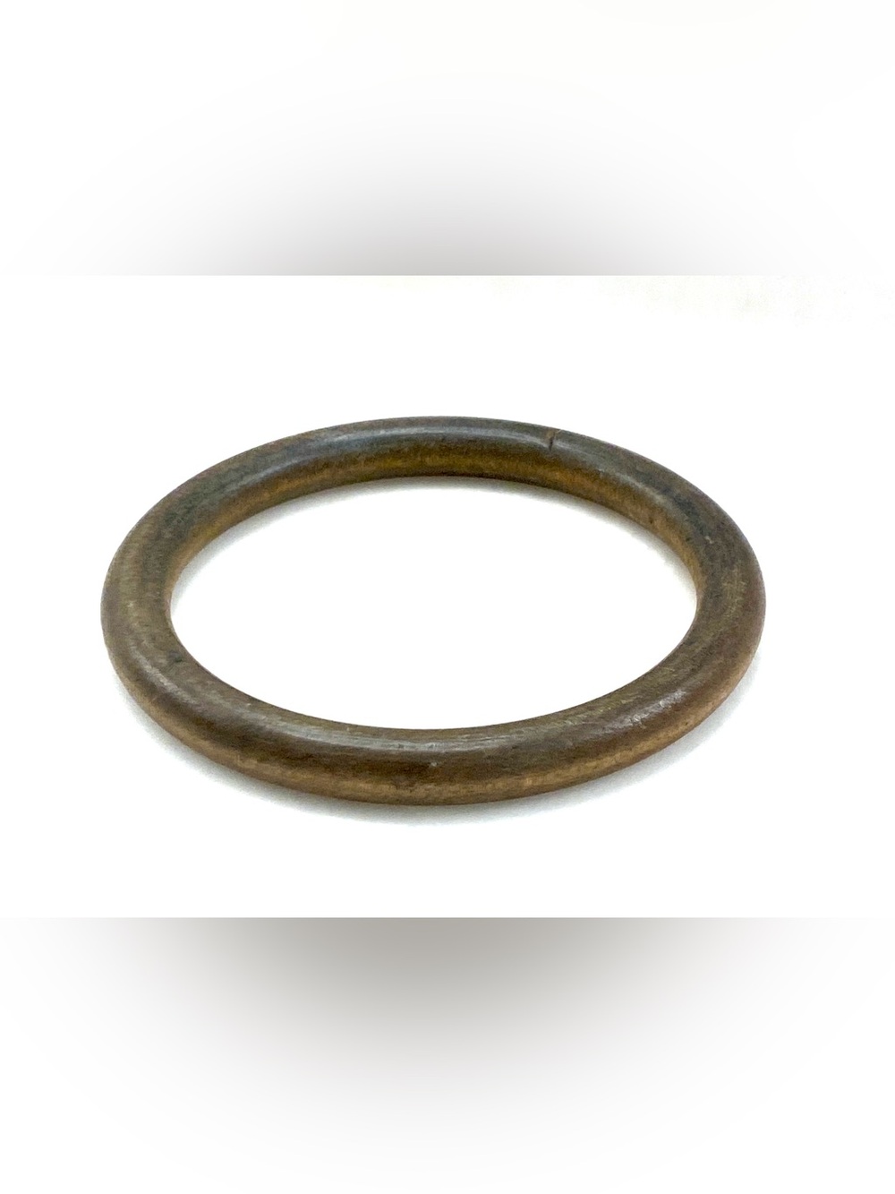 Vintage Slim Wooden Bangle Bracelet Classic Rounded Solid Stacking Bangle